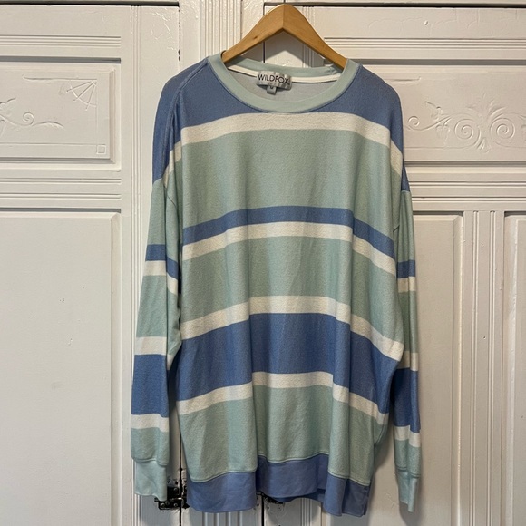 Wildfox Pool Stripes Roadtrip Sweater - Picture 2 of 6